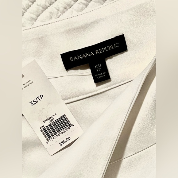 BANANA REPUBLIC one-shoulder blouse, size XS - Picture 6 of 7